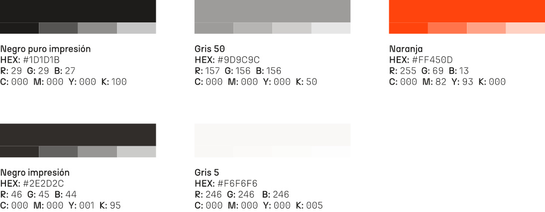 Colores corporativos gridlab